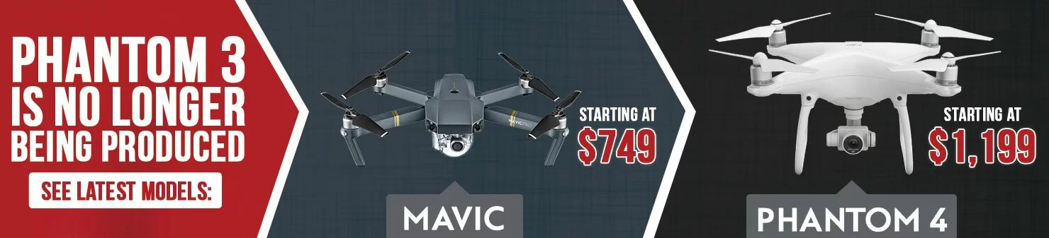 DJI Mavic Pro and DJI Phantom 4